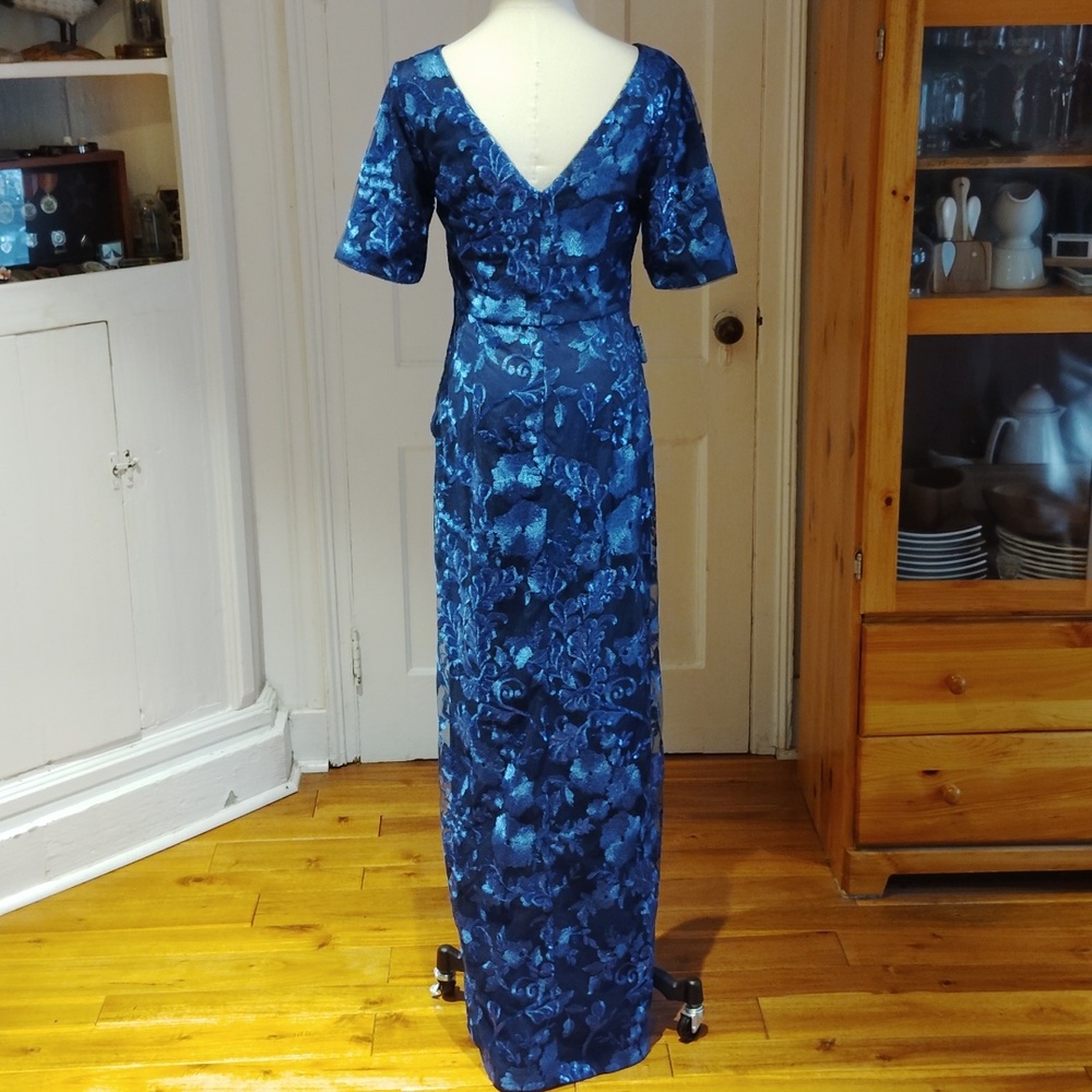 JS Collections "AYANA" Column Gown - Picture 11 of 16